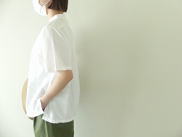 HAU(ハウ) cotton silk stand collar shirtsの商品画像9