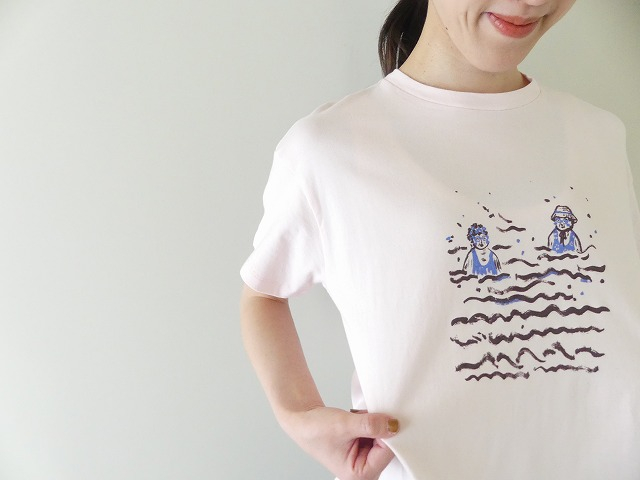 l’atelier du savon(アトリエドゥサボン) 夏の海水浴プリントTシャツの商品画像4