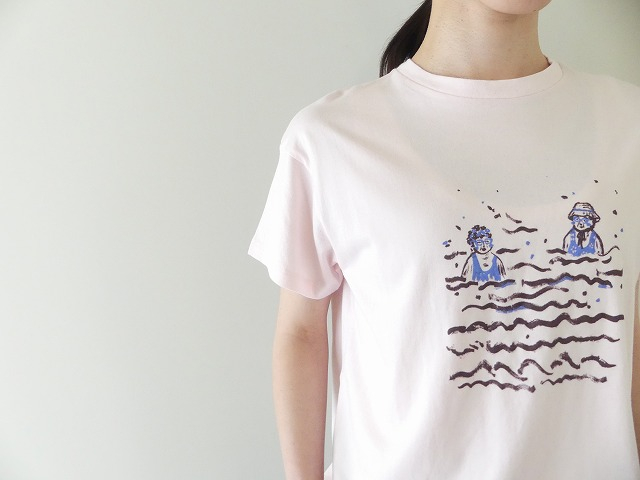 l’atelier du savon(アトリエドゥサボン) 夏の海水浴プリントTシャツの商品画像6
