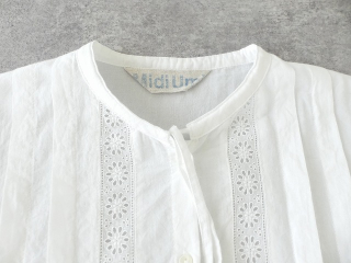 MidiUmi(ミディウミ) lace switching ribbon shirt レース切替リボンシャツの商品画像23