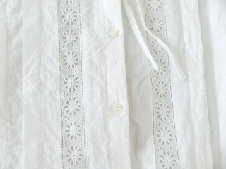MidiUmi(ミディウミ) lace switching ribbon shirt レース切替リボンシャツの商品画像28