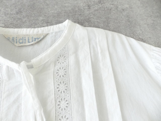 MidiUmi(ミディウミ) lace switching ribbon shirt レース切替リボンシャツの商品画像29