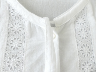 MidiUmi(ミディウミ) lace switching ribbon shirt レース切替リボンシャツの商品画像36
