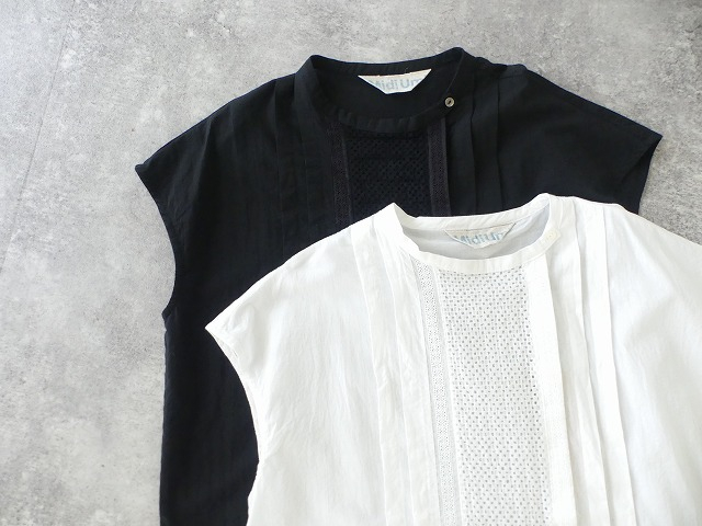 MidiUmi(ミディウミ) lace switching blouse レース切替ブラウスの商品画像13