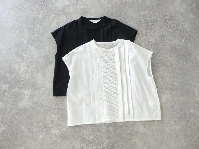 MidiUmi(ミディウミ) lace switching blouse レース切替ブラウスの商品画像3