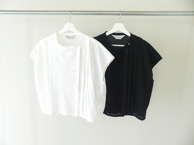 MidiUmi(ミディウミ) lace switching blouse レース切替ブラウスの商品画像7