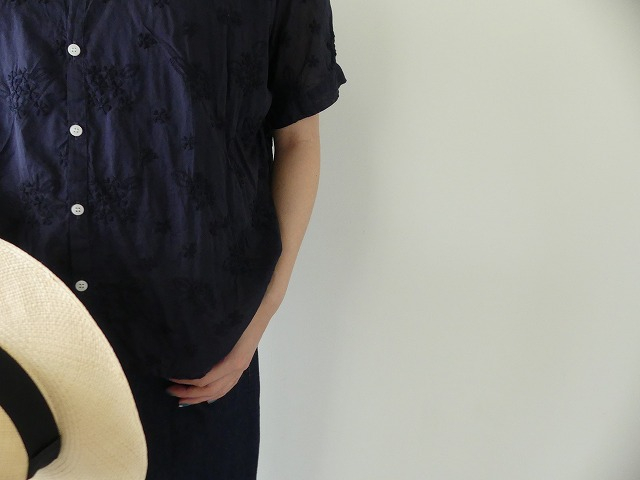 grin(グリン) アナベル刺繍 ボックスワイドシャツの商品画像5