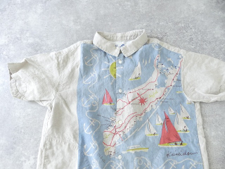 快晴堂(かいせいどう) HAYATEカロハプリント セーリング柄Wideカロハシャツの商品画像25