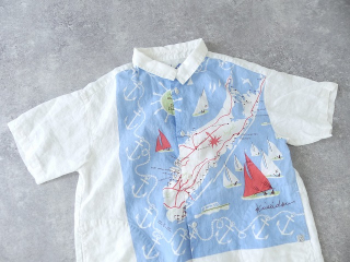 快晴堂(かいせいどう) HAYATEカロハプリント セーリング柄Wideカロハシャツの商品画像37