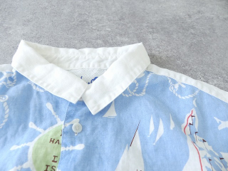 快晴堂(かいせいどう) HAYATEカロハプリント セーリング柄Wideカロハシャツの商品画像39