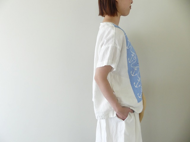 快晴堂(かいせいどう) Girl'sカロハプリント セーリング柄WideTシャツの商品画像11