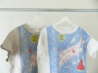 快晴堂(かいせいどう) Girl'sカロハプリント セーリング柄WideTシャツの商品画像21