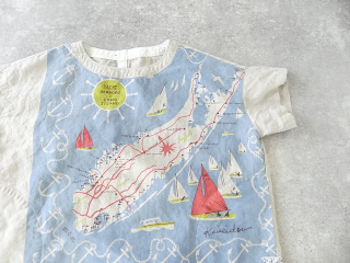 快晴堂(かいせいどう) Girl'sカロハプリント セーリング柄WideTシャツの商品画像25