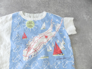 快晴堂(かいせいどう) Girl'sカロハプリント セーリング柄WideTシャツの商品画像35