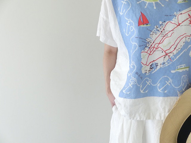 快晴堂(かいせいどう) Girl'sカロハプリント セーリング柄WideTシャツの商品画像7