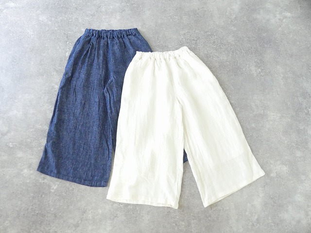 ichi(イチ) リネンデニムワイドパンツの商品画像11
