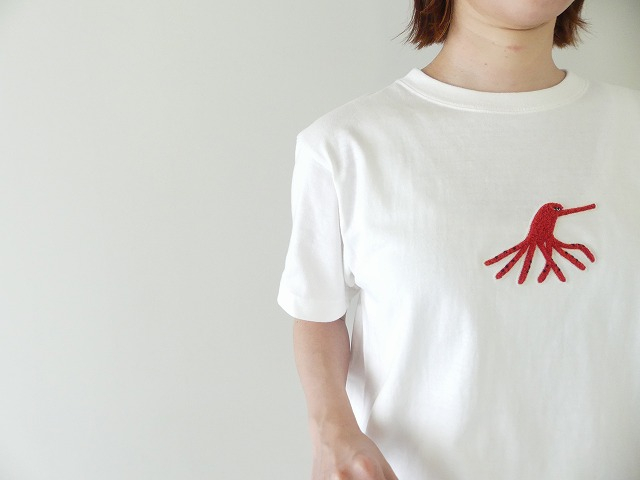 l’atelier du savon(アトリエドゥサボン) 海の生物刺繍Tシャツの商品画像3