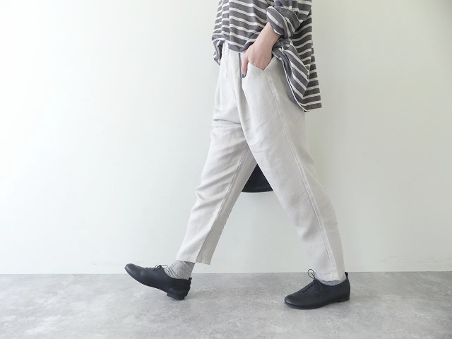 evam eva(エヴァムエヴァ) linen tuck pantsの商品画像7