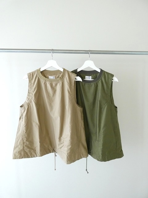 Blue Lake Market(ブルーレイクマーケット) ムラバックサテンドロストヘムベストの商品画像3
