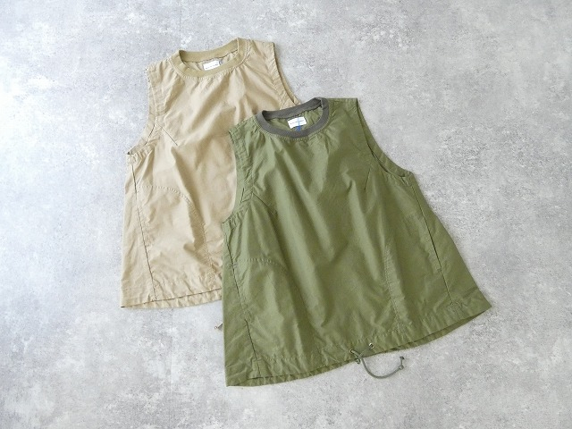 Blue Lake Market(ブルーレイクマーケット) ムラバックサテンドロストヘムベストの商品画像8