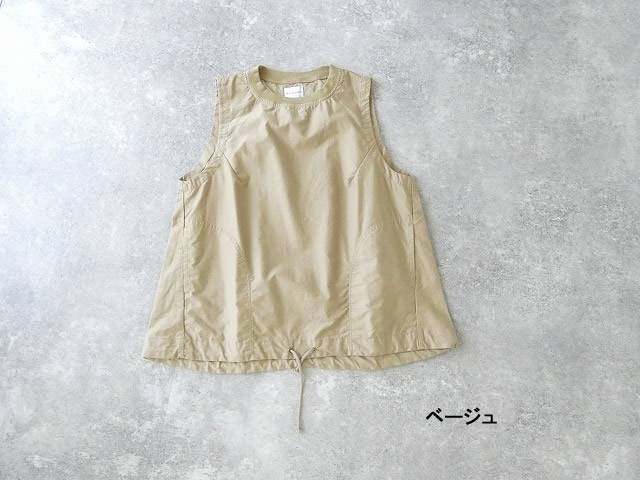 Blue Lake Market(ブルーレイクマーケット) ムラバックサテンドロストヘムベストの商品画像9