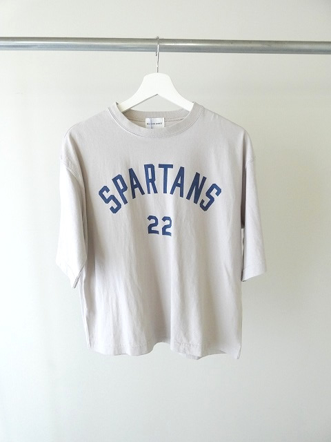 Blue Lake Market(ブルーレイクマーケット) アメリカンドライ天竺6分袖ボックスプリントTシャツ SPARTANTS 22の商品画像3