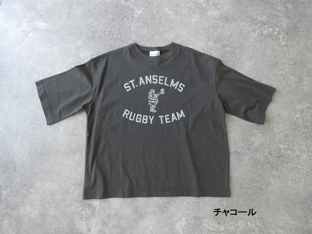 Blue Lake Market(ブルーレイクマーケット) アメリカンドライ天竺6分袖ボックスプリントTシャツ RUGBY TEAM　ラグビーチームの商品画像10