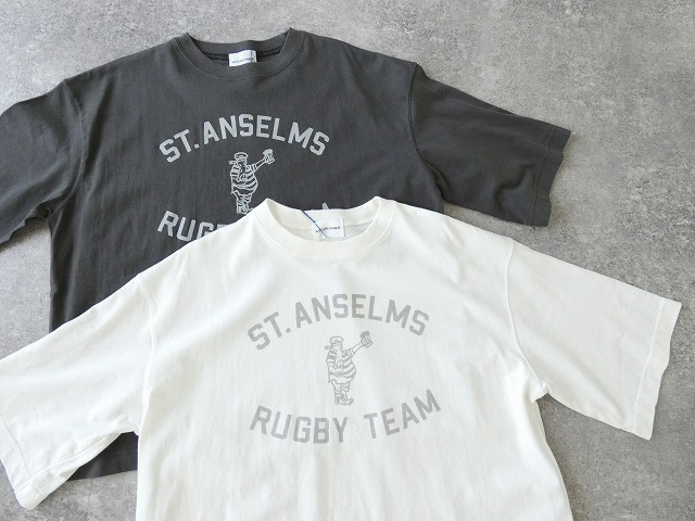 Blue Lake Market(ブルーレイクマーケット) アメリカンドライ天竺6分袖ボックスプリントTシャツ RUGBY TEAM　ラグビーチームの商品画像14