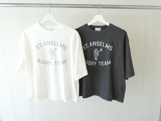 Blue Lake Market(ブルーレイクマーケット) アメリカンドライ天竺6分袖ボックスプリントTシャツ RUGBY TEAM　ラグビーチームの商品画像8