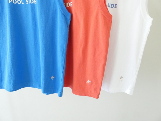 快晴堂(かいせいどう) 海上がりGIRL'S-Tシャツ SLEEVELESS C柄「プールサイド」の商品画像24