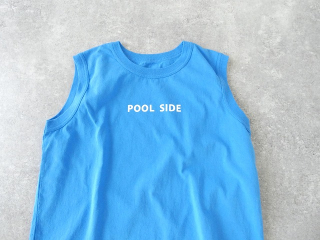 快晴堂(かいせいどう) 海上がりGIRL'S-Tシャツ SLEEVELESS C柄「プールサイド」の商品画像25