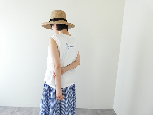 快晴堂(かいせいどう) 海上がりGIRL'S-Tシャツ SLEEVELESS C柄「プールサイド」の商品画像7