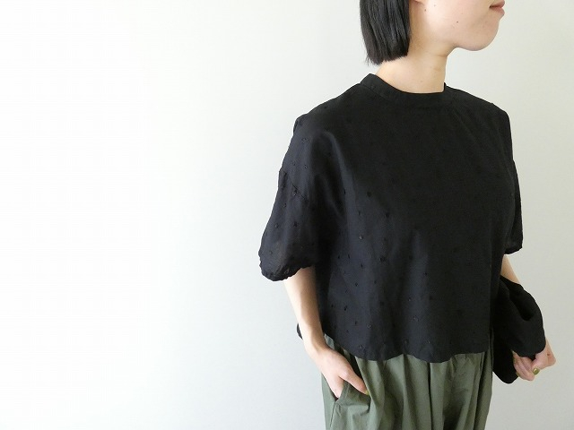 MidiUmi(ミディウミ) dots wide shirt POの商品画像1