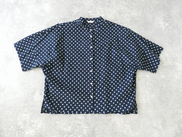 PK ローンミラクルウェーブドット5分袖スタンドカラードルマンシャツの商品画像11