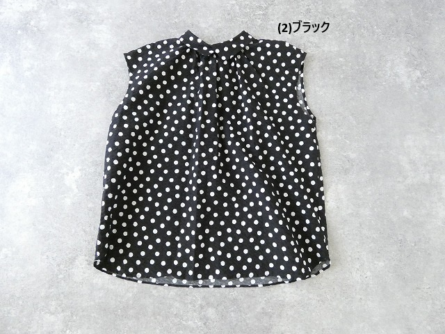 PK リップドット重ね衿フレンチブラウスの商品画像12