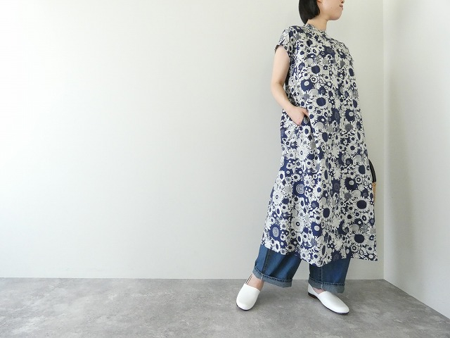 PK リバティSmall Susannaフレンチスタンドタックワンピースの商品画像3