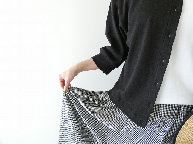 TANG(タング) コットンリネンミラノリブカーディガンの商品画像6