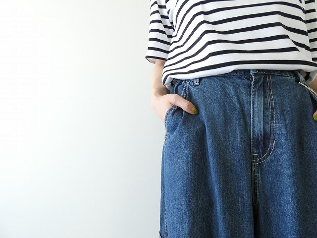 TANG(タング) 綿麻8ozデニムワイドパンツの商品画像4