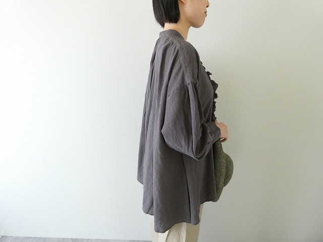 TANG(タング) コットンシフォンボイルフリルブラウスの商品画像9