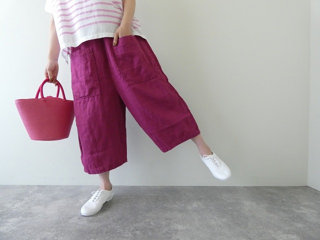 tumugu(ツムグ) ソリトリネン8分丈パンツの商品画像4