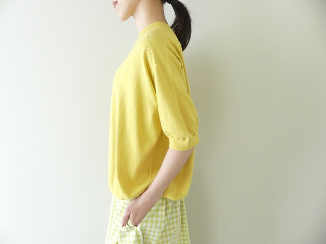 LinenYa(リネンヤ) クルーネック半袖ニットの商品画像5