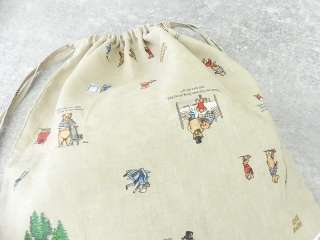 R&D.M(オールドマンズテーラー) BROWN BEARS DRAWSTRINGS BAG (L)の商品画像29