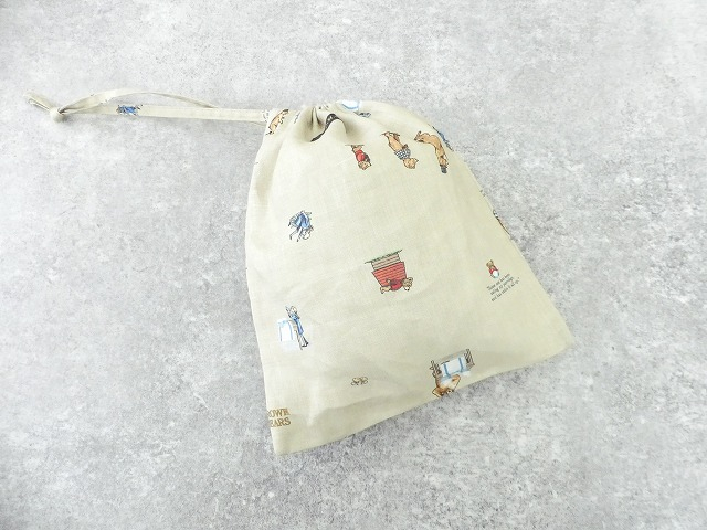 R&D.M(オールドマンズテーラー) BROWN BEARS DRAWSTRINGS BAG (S)の商品画像1