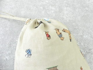 R&D.M(オールドマンズテーラー) BROWN BEARS DRAWSTRINGS BAG (S)の商品画像22