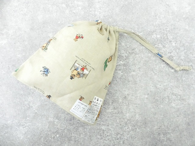 R&D.M(オールドマンズテーラー) BROWN BEARS DRAWSTRINGS BAG (S)の商品画像4