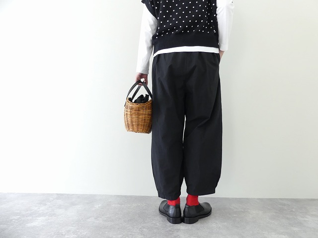 PUMA(プーマ) コットンリネンダンプ裾タックバギーパンツの商品画像9