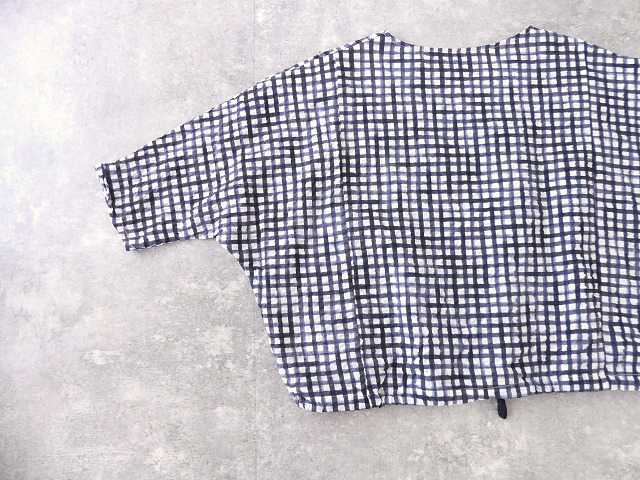 NARU 60ローンリップルチェックファッスンシャツの商品画像12