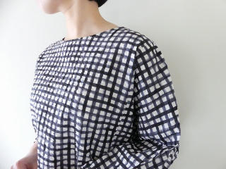 NARU 60ローンリップルチェックファッスンシャツの商品画像21