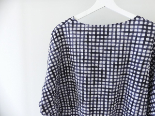 NARU 60ローンリップルチェックファッスンシャツの商品画像36