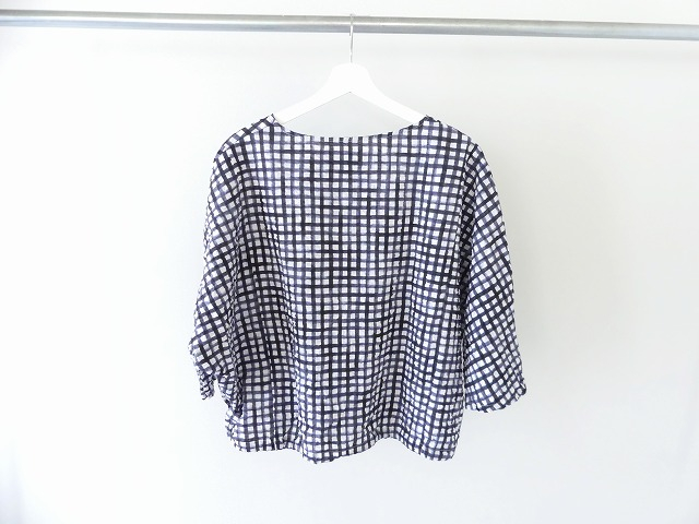 NARU 60ローンリップルチェックファッスンシャツの商品画像9